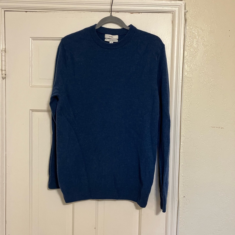 Marks & Spencer blue Crewneck Sweater